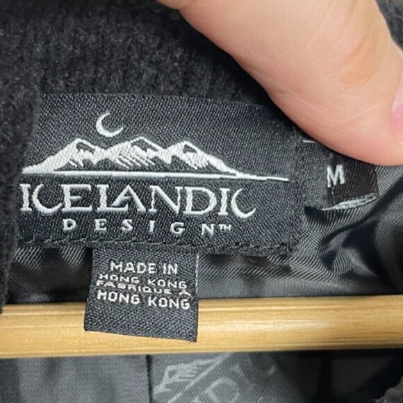 Vintage Icelandic Design Wool Blend European Button Closure Sweater - Picture 11 of 12